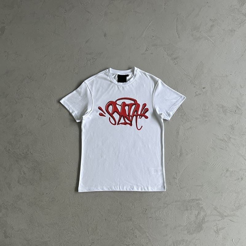 Synaworld 'Syna Logo' White/Red T-Shirt 