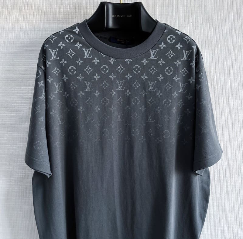 Louis Vuitton Gradient Cotton Gray T-Shirt 