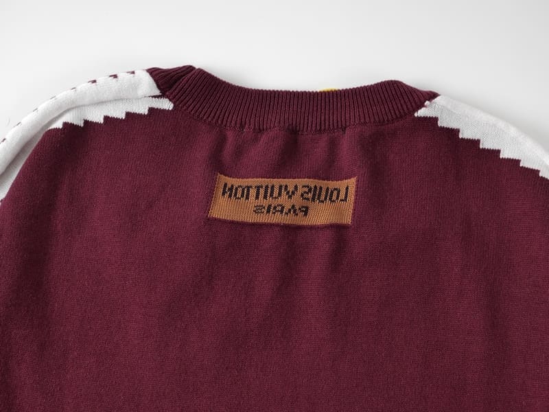 Louis Vuitton Short-Sleeved Cotton Intarsia Crewneck T-Shirt 