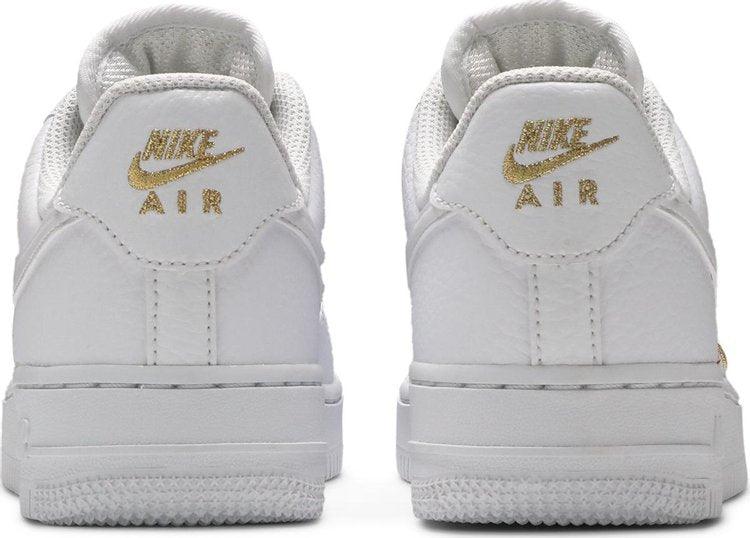 Nike Air Force 1 '07 Essential 'White Metallic Gold' - ELEGANZ OUTLET