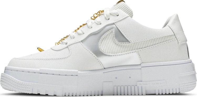 Nike Air Force 1 Pixel 'White Gold Chain' - ELEGANZ OUTLET