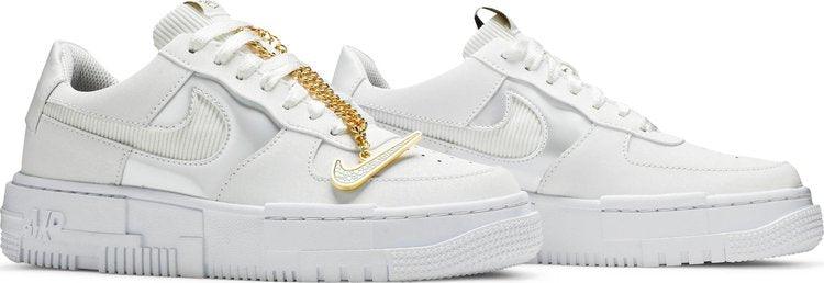 Nike Air Force 1 Pixel 'White Gold Chain' - ELEGANZ OUTLET