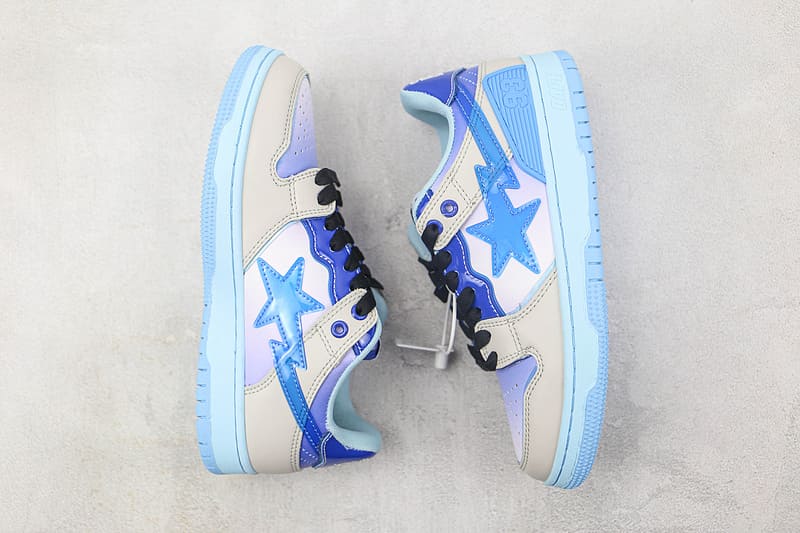 A Bathing Ape Bape SK8 Sta Blue White 