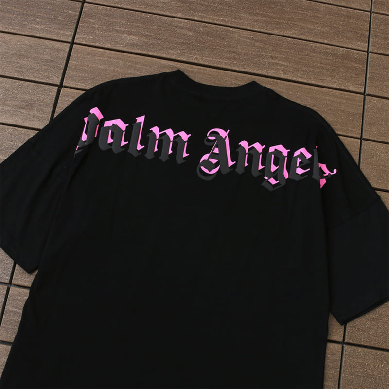 Camiseta Palm Angels Double Logo Oversized