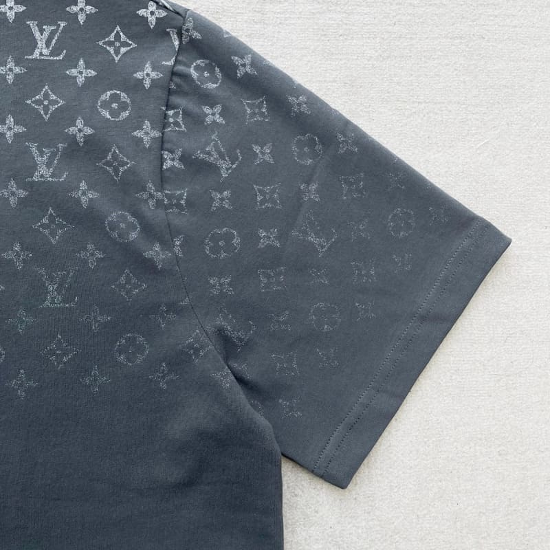 Louis Vuitton Gradient Cotton Gray T-Shirt 