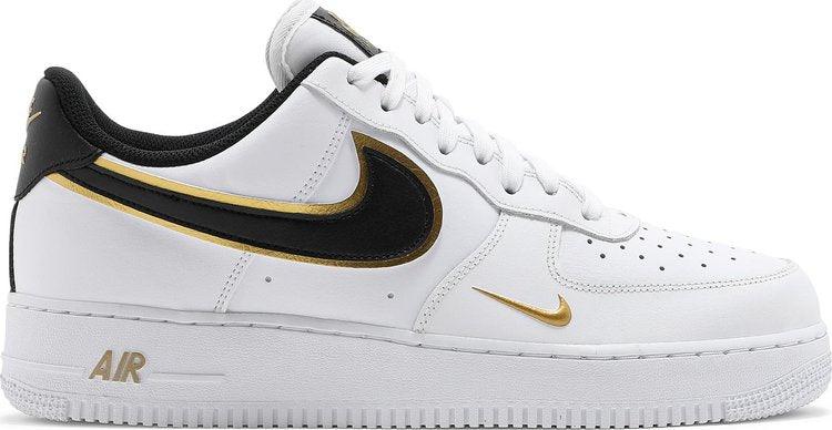 Nike Air Force 1 '07 LV8 'Metallic Swoosh Pack - White Metallic Gold' - ELEGANZ OUTLET