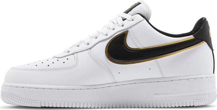 Nike Air Force 1 '07 LV8 'Metallic Swoosh Pack - White Metallic Gold' - ELEGANZ OUTLET