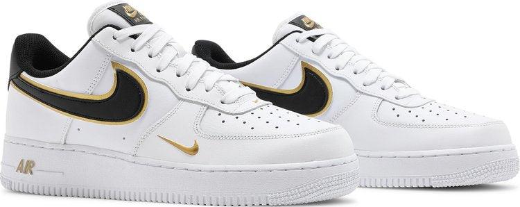 Nike Air Force 1 '07 LV8 'Metallic Swoosh Pack - White Metallic Gold' - ELEGANZ OUTLET