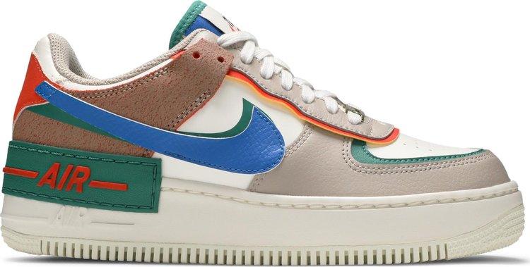 Nike Air Force 1 Shadow 'Sail Signal Blue Green' - ELEGANZ OUTLET