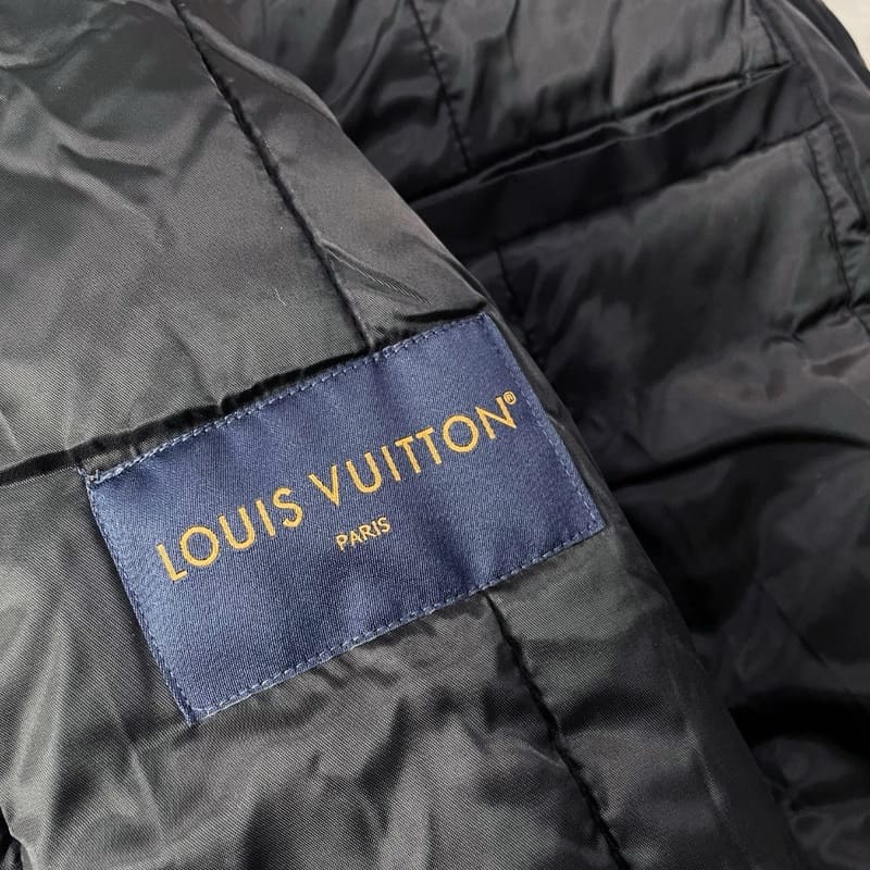 Louis Vuitton 'LV Lovers' Nylon Crystal Baseball Jacket 