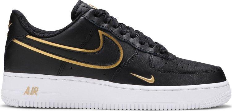 Nike Air Force 1 '07 LV8 'Metallic Swoosh Pack - Black' - ELEGANZ OUTLET