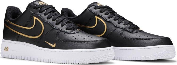 Nike Air Force 1 '07 LV8 'Metallic Swoosh Pack - Black' - ELEGANZ OUTLET