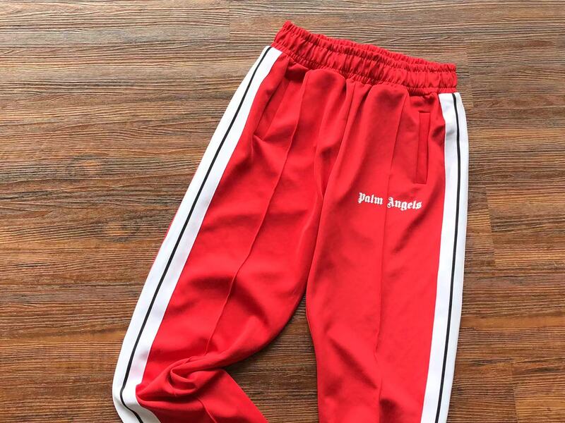 Palm Angels Track Pants Red 