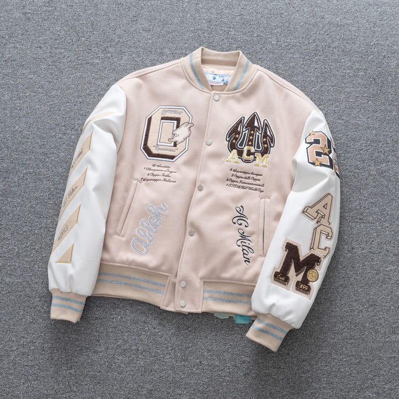 Off-White x AC Milan Varsity Jacket 