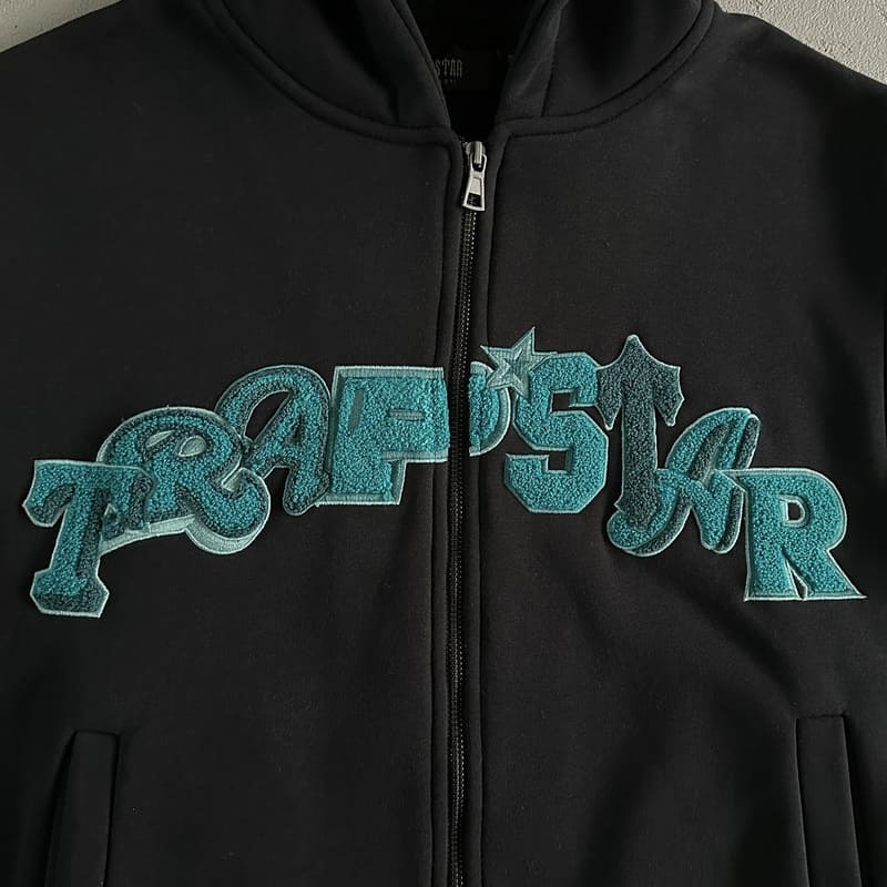 Trapstar Wildcard Chenille BlueBlack Set 