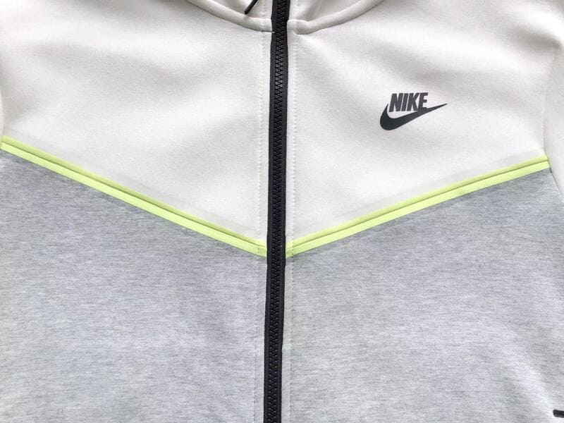 Nike Tech Fleece Set White / Gray / Neon 