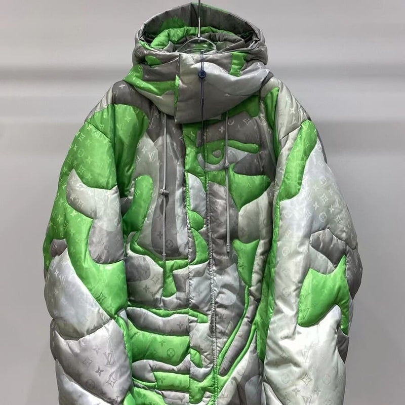 Louis Vuitton Patchwork Portrait Puffer Jacket 