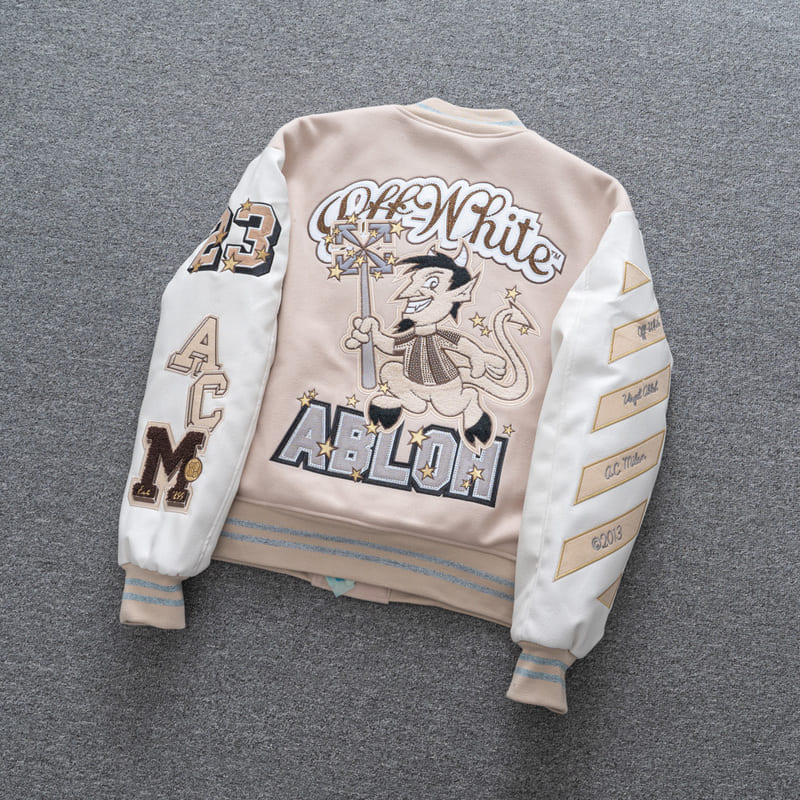 Off-White x AC Milan Varsity Jacket 