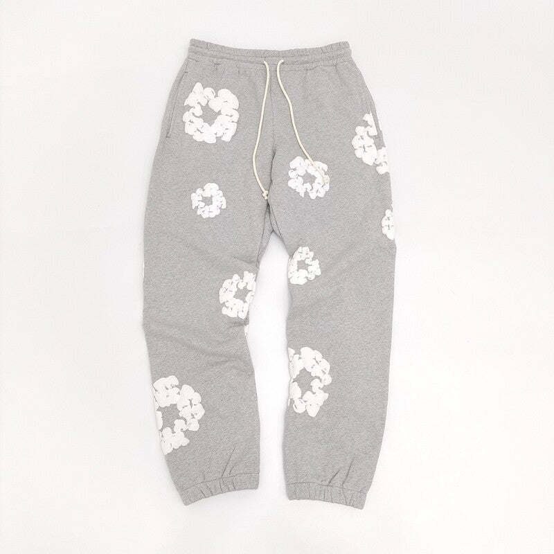 Tears The Cotton Wreath Gray Denim Pants 