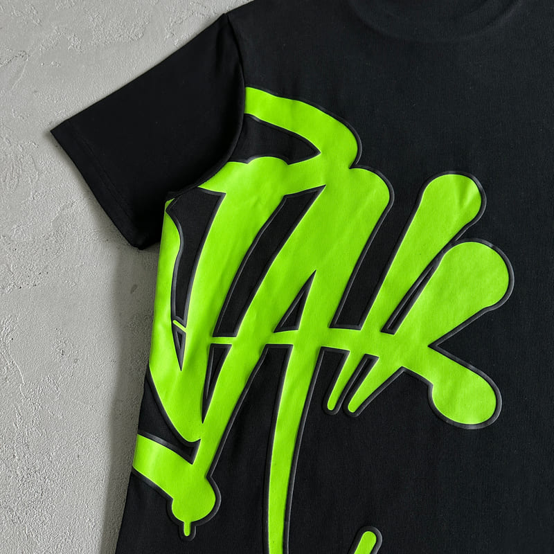 Synaworld OG Logo Black/Green T-Shirt 