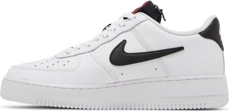 Nike Air Force 1 '07 Premium 'Carabiner - White Habanero Red' - ELEGANZ OUTLET