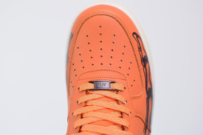 Nike Air Force 1 Low 'Orange Skeleton' - ELEGANZ OUTLET