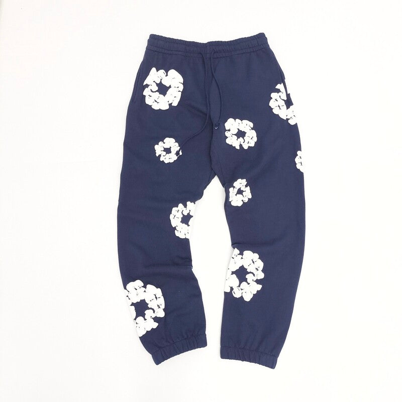 Tears The Cotton Wreath Navy Denim Pants 