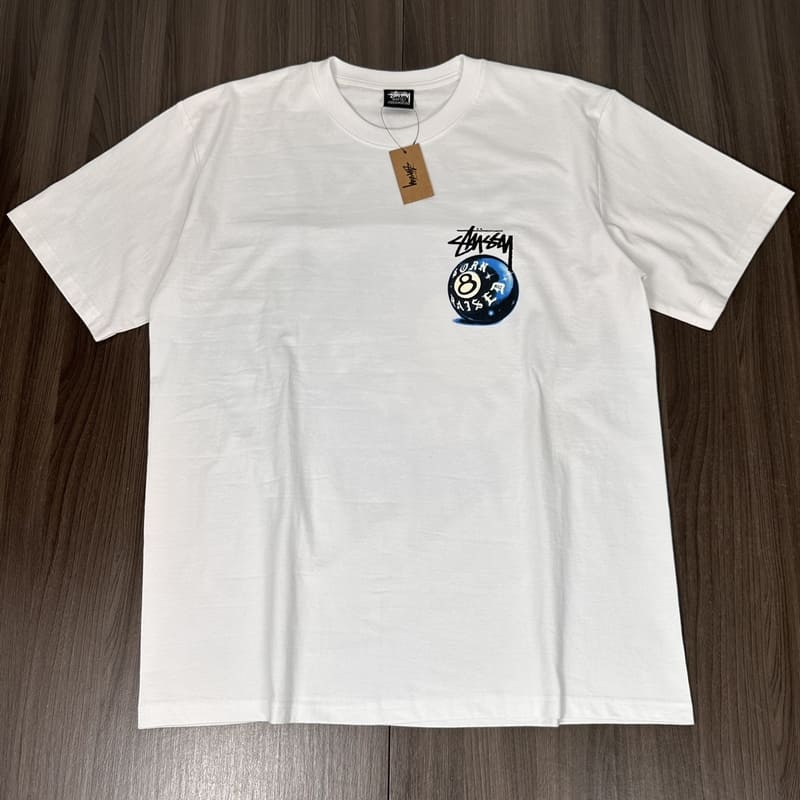 Pronta Entrega - Camiseta Stussy x Born X Raised 8 Ball