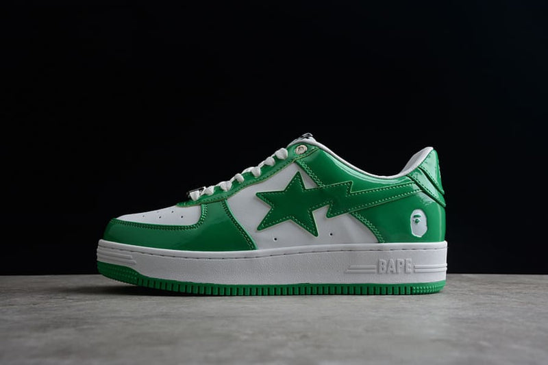 A Bathing Ape Bape Sta Low Green 