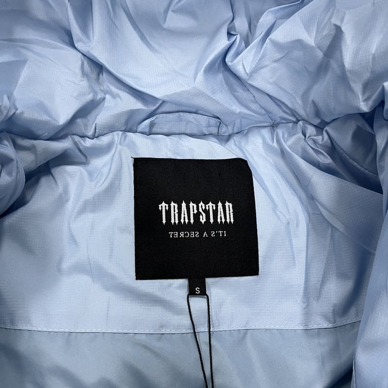 Trapstar Decoded 2.0 Ice Blue Puffer Jacket 