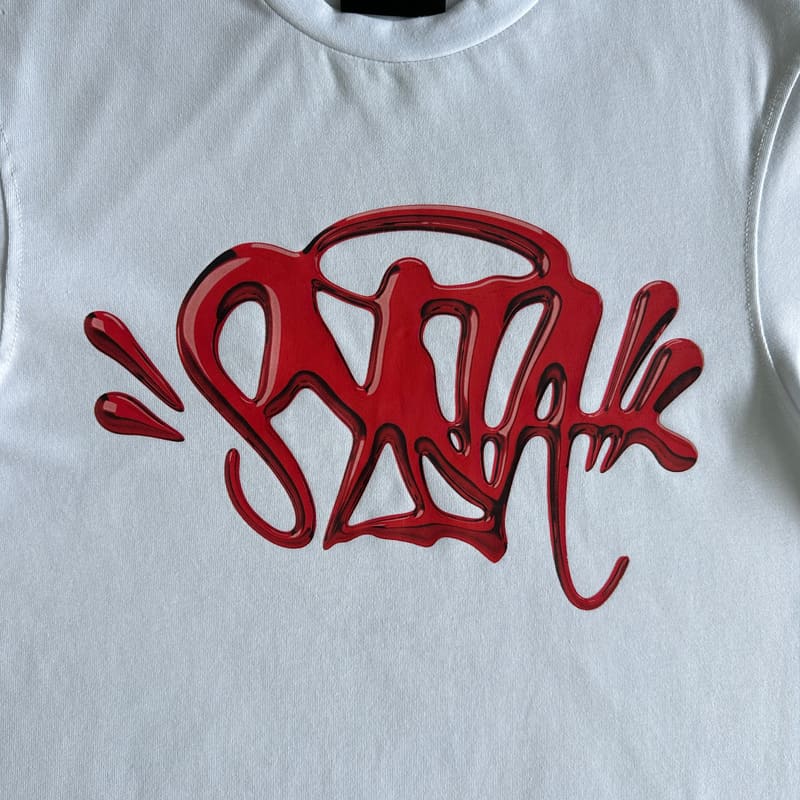 Synaworld 'Syna Logo' White/Red T-Shirt 