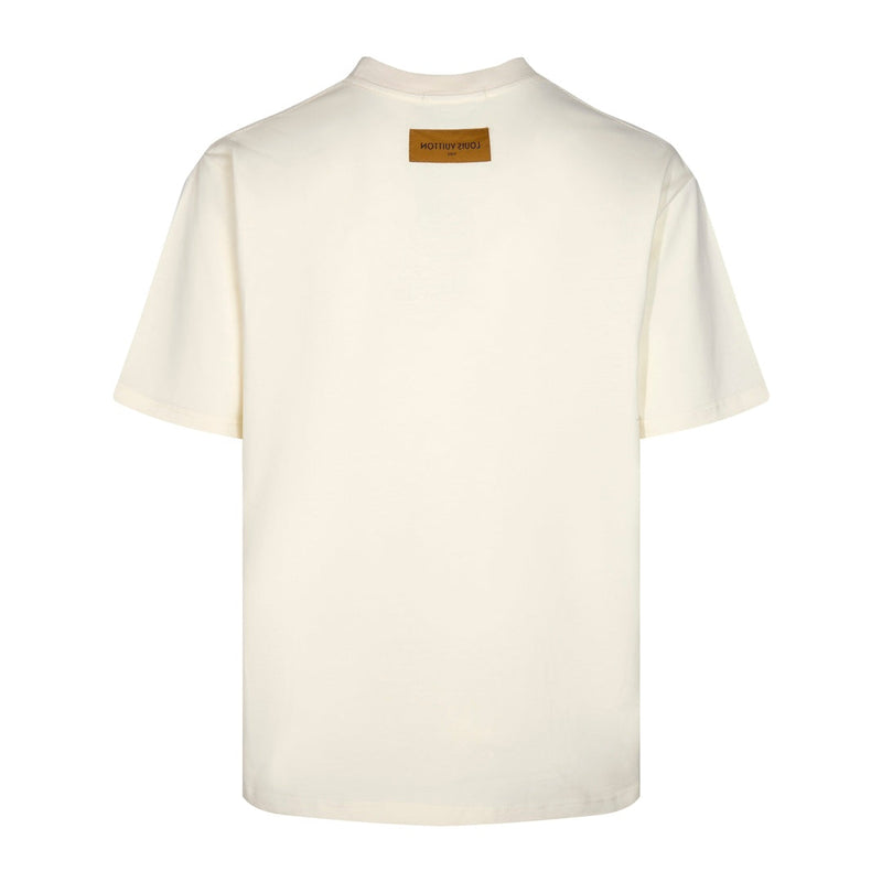 Louis Vuitton Cream LV Lovers T-Shirt 