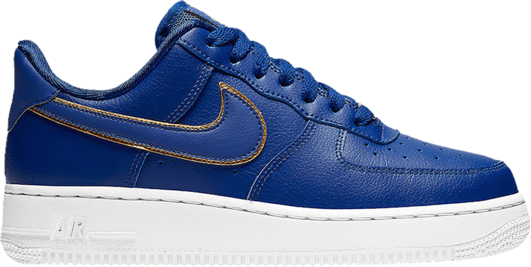 Nike Air Force 1 Low 'Blue Gold Swoosh' - ELEGANZ OUTLET