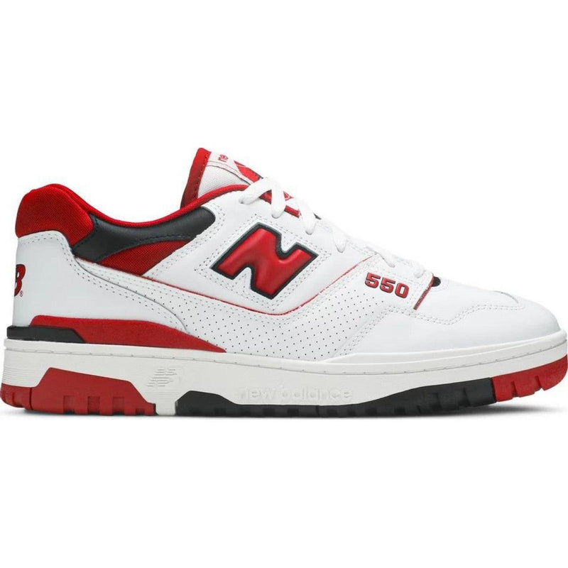 Tênis New Balance 550 X White Team Red - ELEGANZ OUTLET