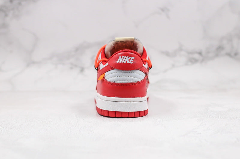 Nike Dunk Low Off White University Red - ELEGANZ OUTLET