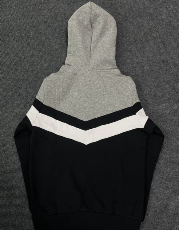 Trapstar V Stripe Hoodie Tracksuit Black Set 