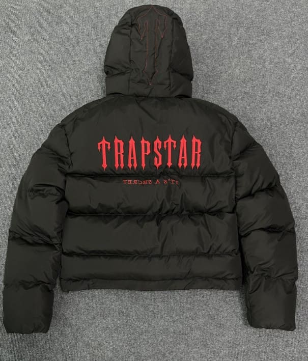 Trapstar Decoded Hooded Puffer 2.0 Infrared Edition Jacket 