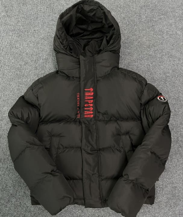 Trapstar Decoded Hooded Puffer 2.0 Infrared Edition Jacket 