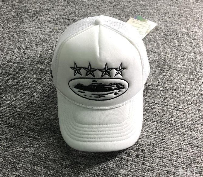 Boné Corteiz 4Starz Alcatraz Trucker White