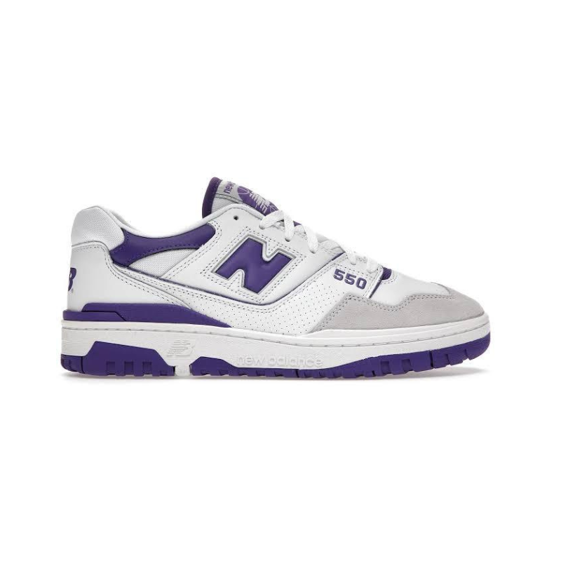 New Balance 550 Purple White