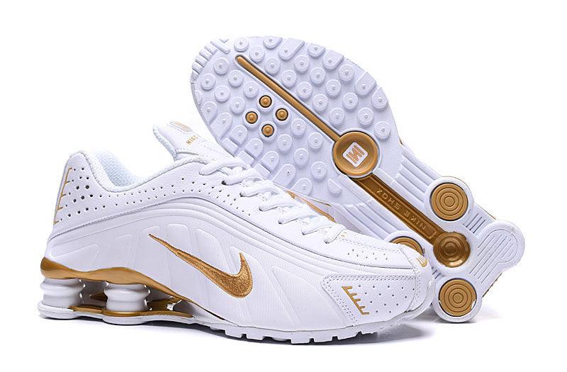 Shox R4 “White/Gold” - ELEGANZ OUTLET