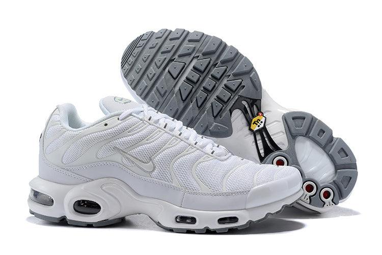 Air Max Plus TN 1 “Triple White” (Sola cinza) - ELEGANZ OUTLET