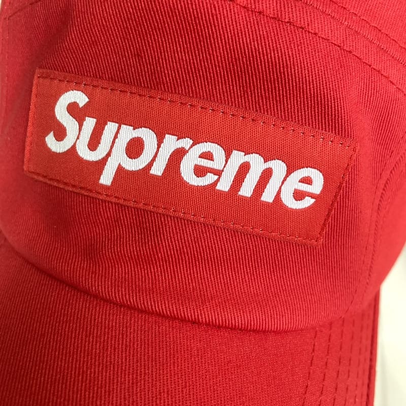 Supreme Washed Chino Twill Camp Red Cap 