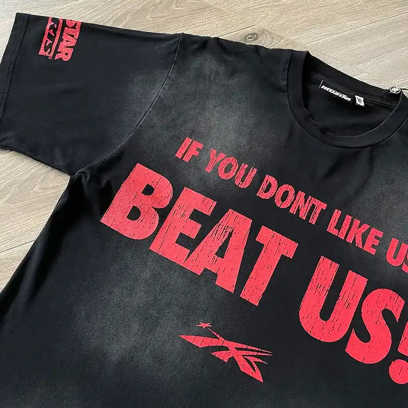 Camiseta Hellstar Hellstar Beat Us! Black