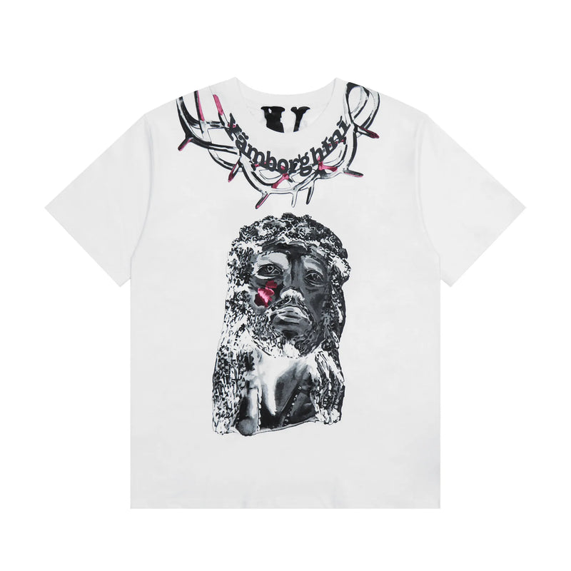 Vlone Yams Day Jesus Piece White T-Shirt 