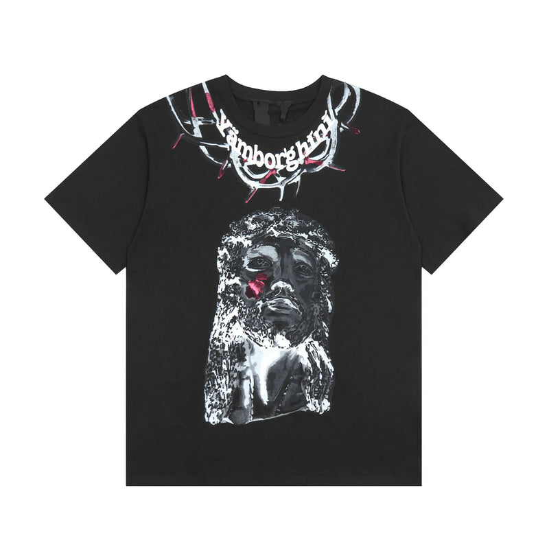 Vlone Yams Day Jesus Piece Black T-Shirt 