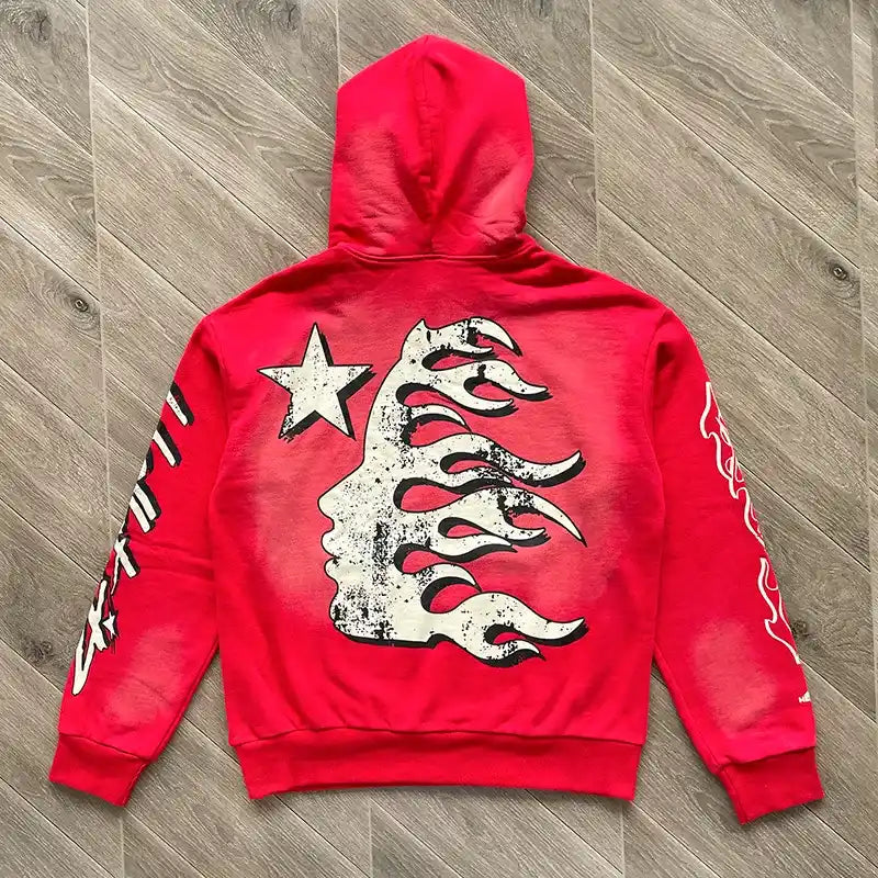 Moletom Hellstar Records Hoodie Red