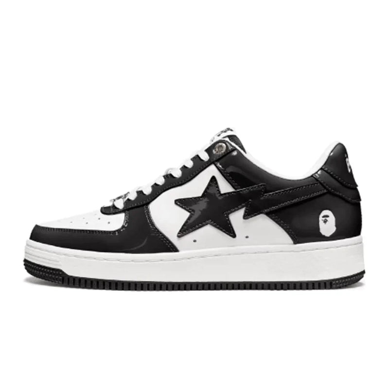 A Bathing Ape Bape Sta Low Black White