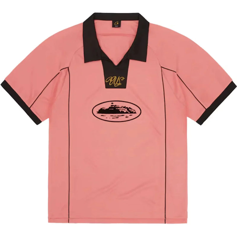 Corteiz Talismo Football Jersey Pink T-Shirt 