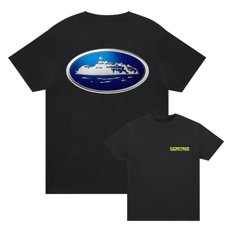 Camiseta Corteiz Alcatraz World Rally Black